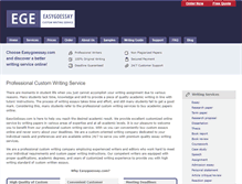 Tablet Screenshot of easygoessay.com